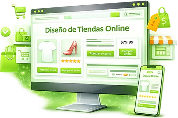Diseño de <span class="highlighted-text"> Tiendas Online</span>  a medida